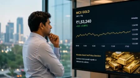 MCX Gold Rate Today: Gold Holds Above ₹1.53 Lakh Ahead of Fed Meet MCX Gold Rate Today: Gold Holds Above ₹1.53 Lakh Ahead of Fed Meet
